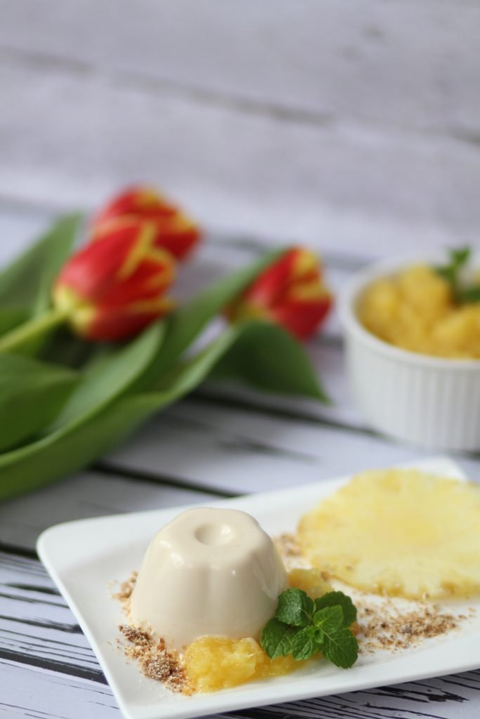 Coconut panna cotta